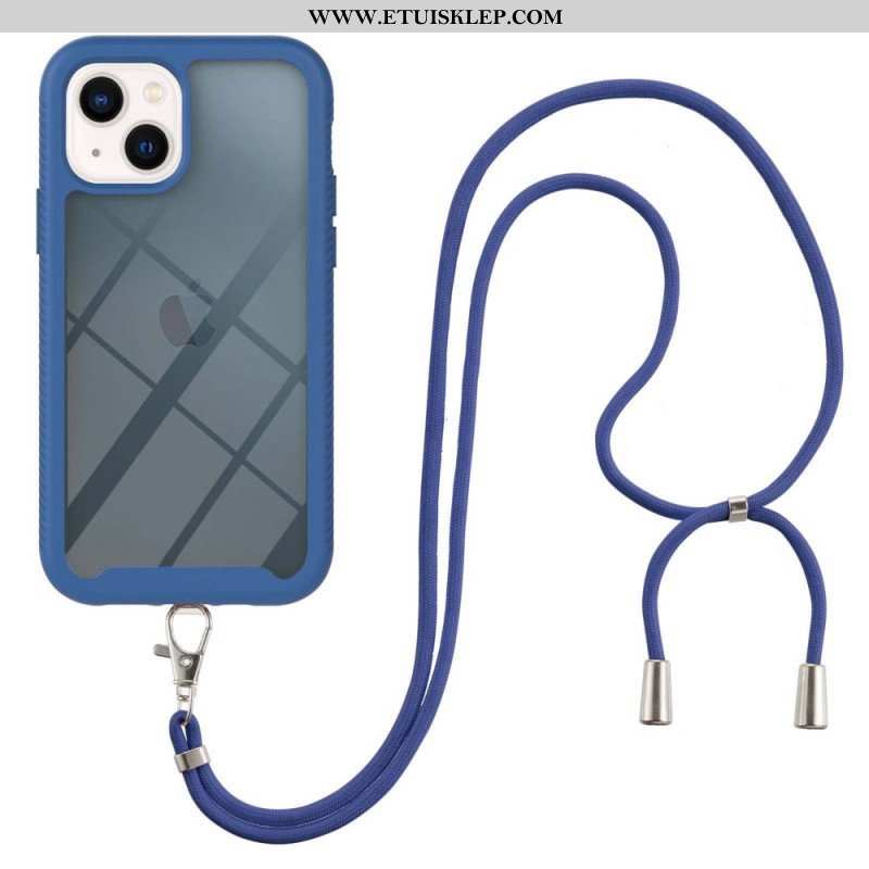 Etui do iPhone 14 Plus ze Sznurkiem Przezroczysty Sznurek